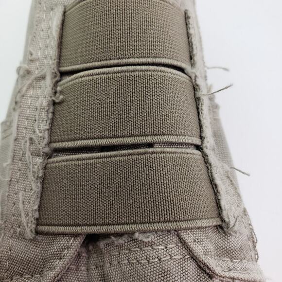 Blowfish Malibu Marley Womens Sz 8 Khaki Green Canvas Distress Low Sneaker Shoes - Picture 10 of 12